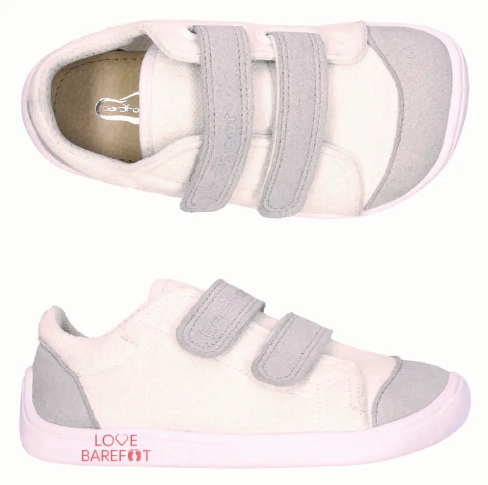 3F Bar3foot Zapatillas Respetuosas Veganas Elf Blanco/Gris