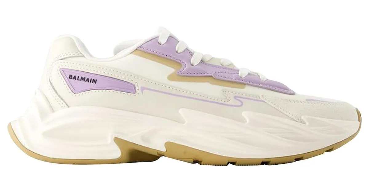 BDR.4SOL0N ZAPATILLAS  BALMAIN  PIEL SINTéTICA  BEIGE CASTAñO 