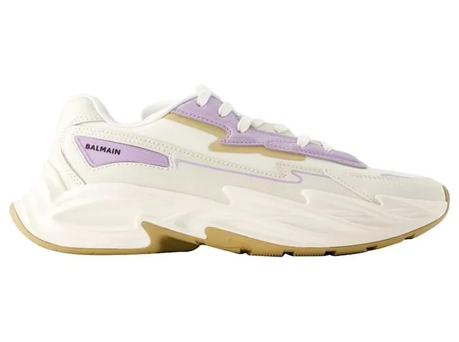 BDR.4SOL0N ZAPATILLAS  BALMAIN  PIEL SINTéTICA  BEIGE CASTAñO 