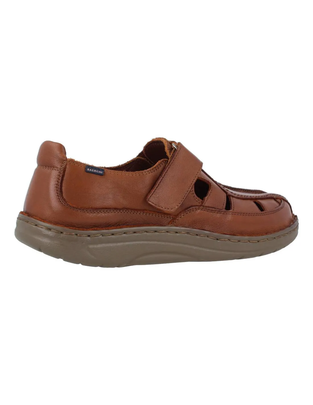 BAERCHI  SANDALIA HOMBRE VELCRO CUERO