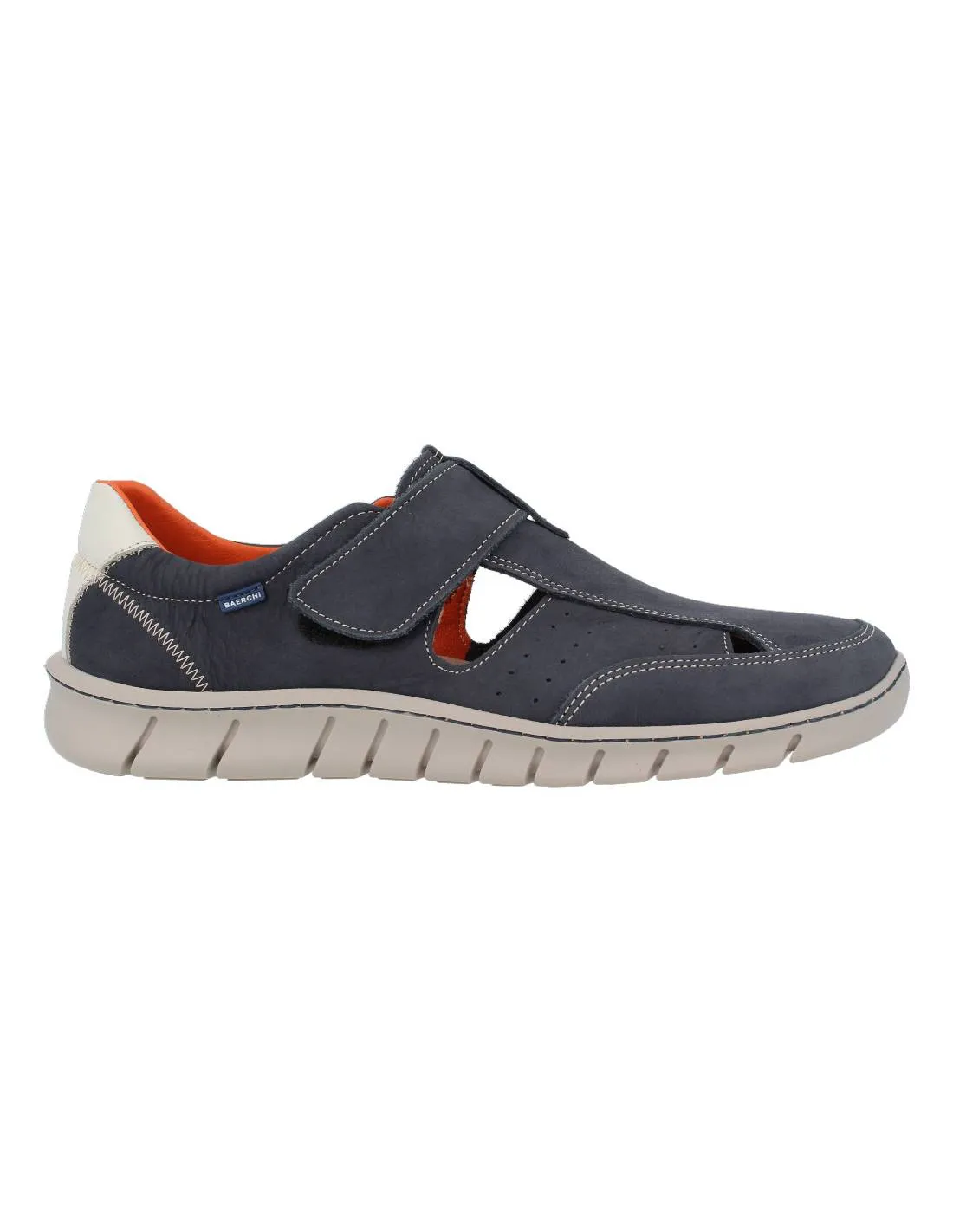 BAERCHI  SANDALIA HOMBRE VELCRO MARINO
