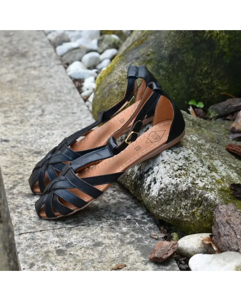 Bailarina estilo cangrejera TOP3SHOES 22668
