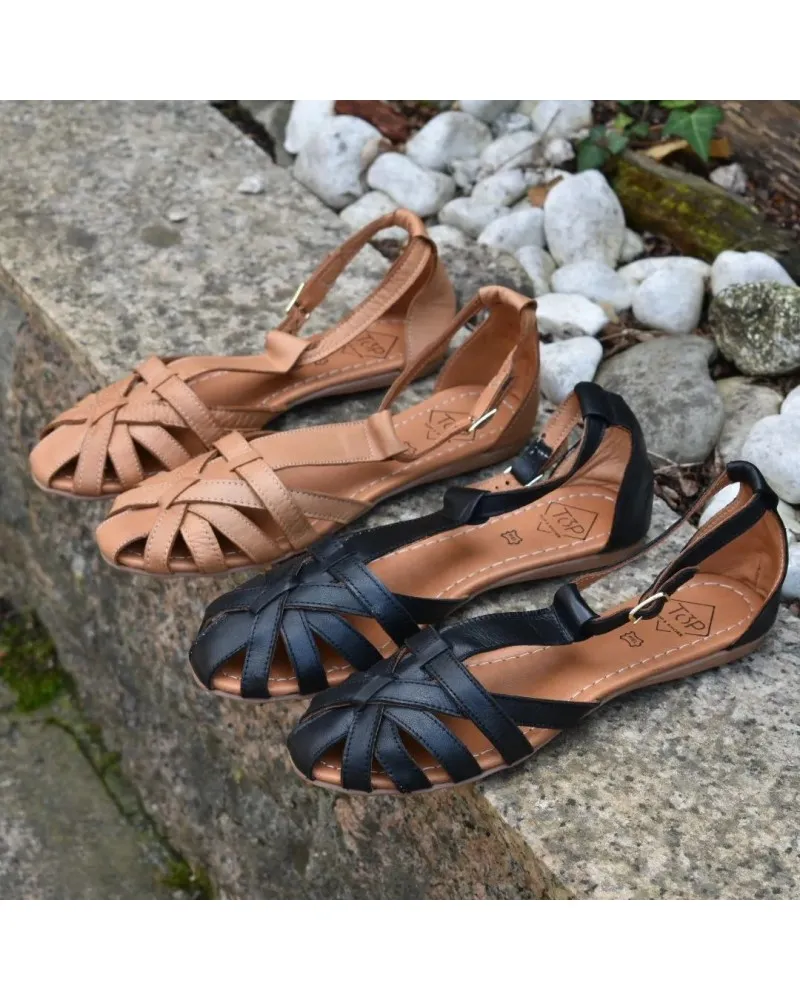 Bailarina estilo cangrejera TOP3SHOES 22668