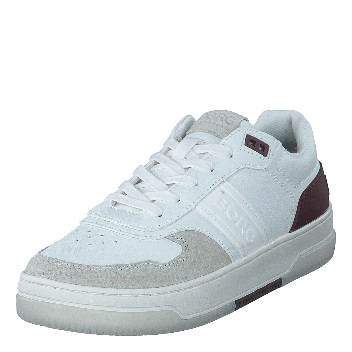 BJöRN ZAPATOS BORG T2300 CTR W WHITEBURGUNDY