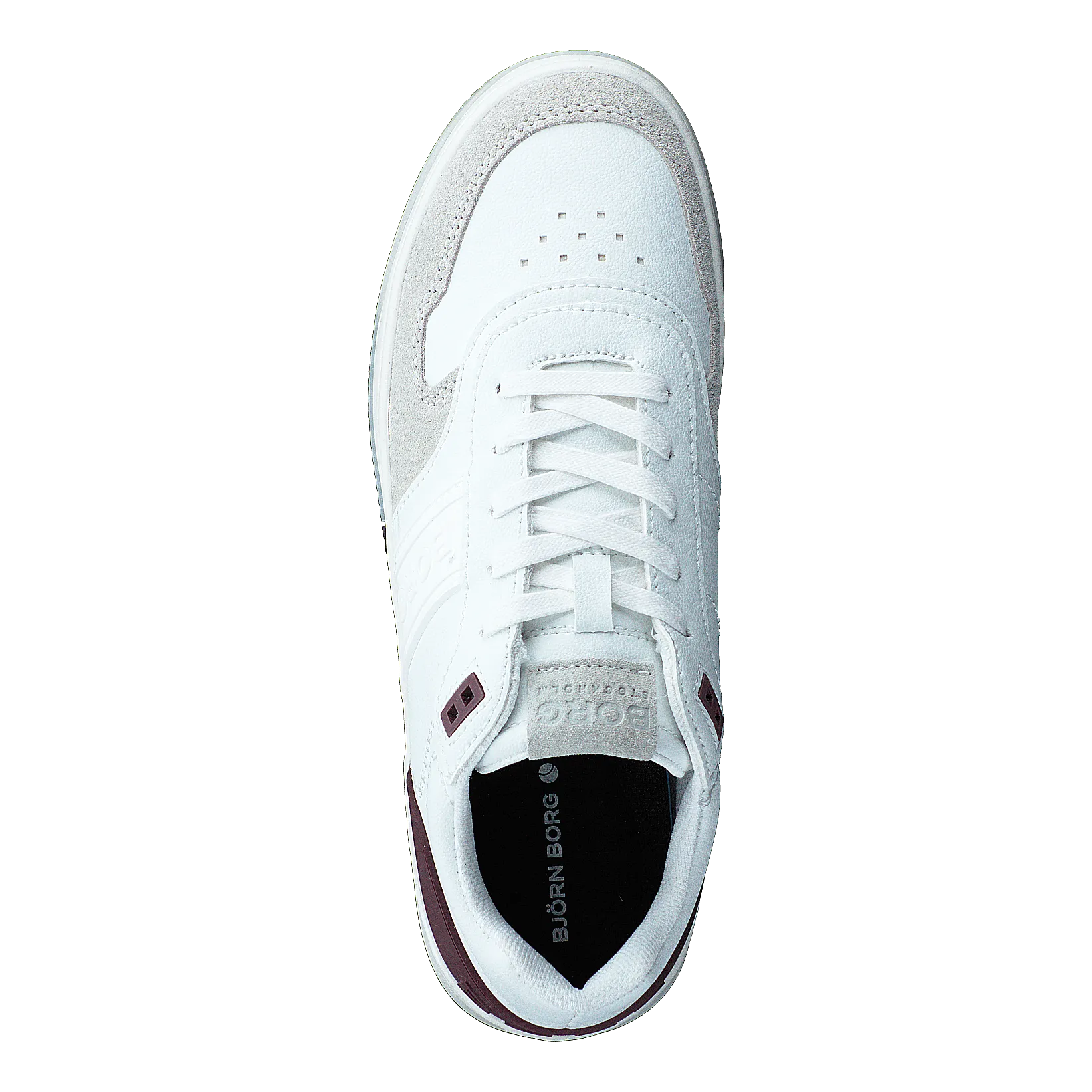 BJöRN ZAPATOS BORG T2300 CTR W WHITEBURGUNDY