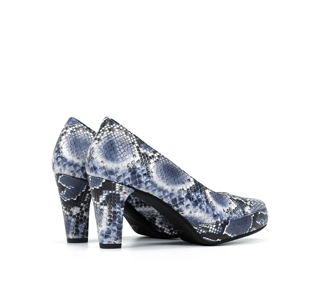 BLESA D5794 ZapatodeTacón Azul