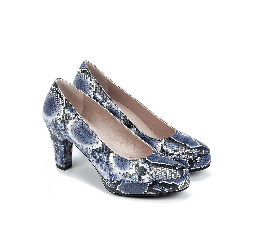 BLESA D5794 ZapatodeTacón Azul