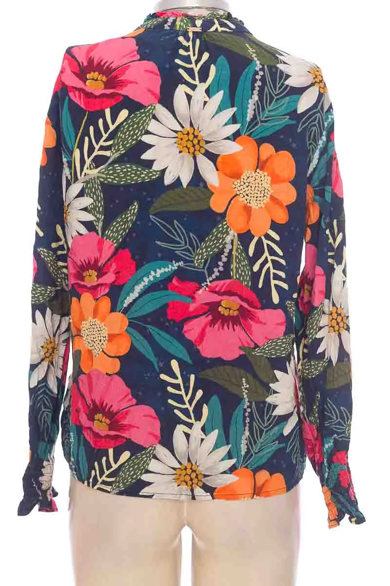 BLUSA COLOR AZUL  ESPRIT