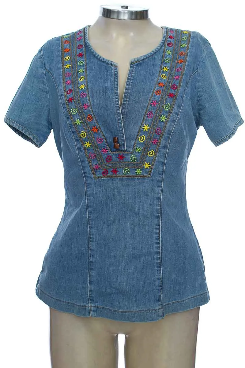 BLUSA COLOR AZUL  KRITTERIUM