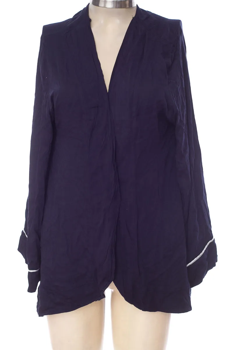BLUSA COLOR AZUL  MEIA