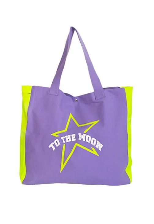 BOLSA DE PLAYA LILA