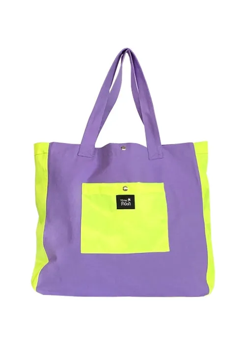 BOLSA DE PLAYA LILA