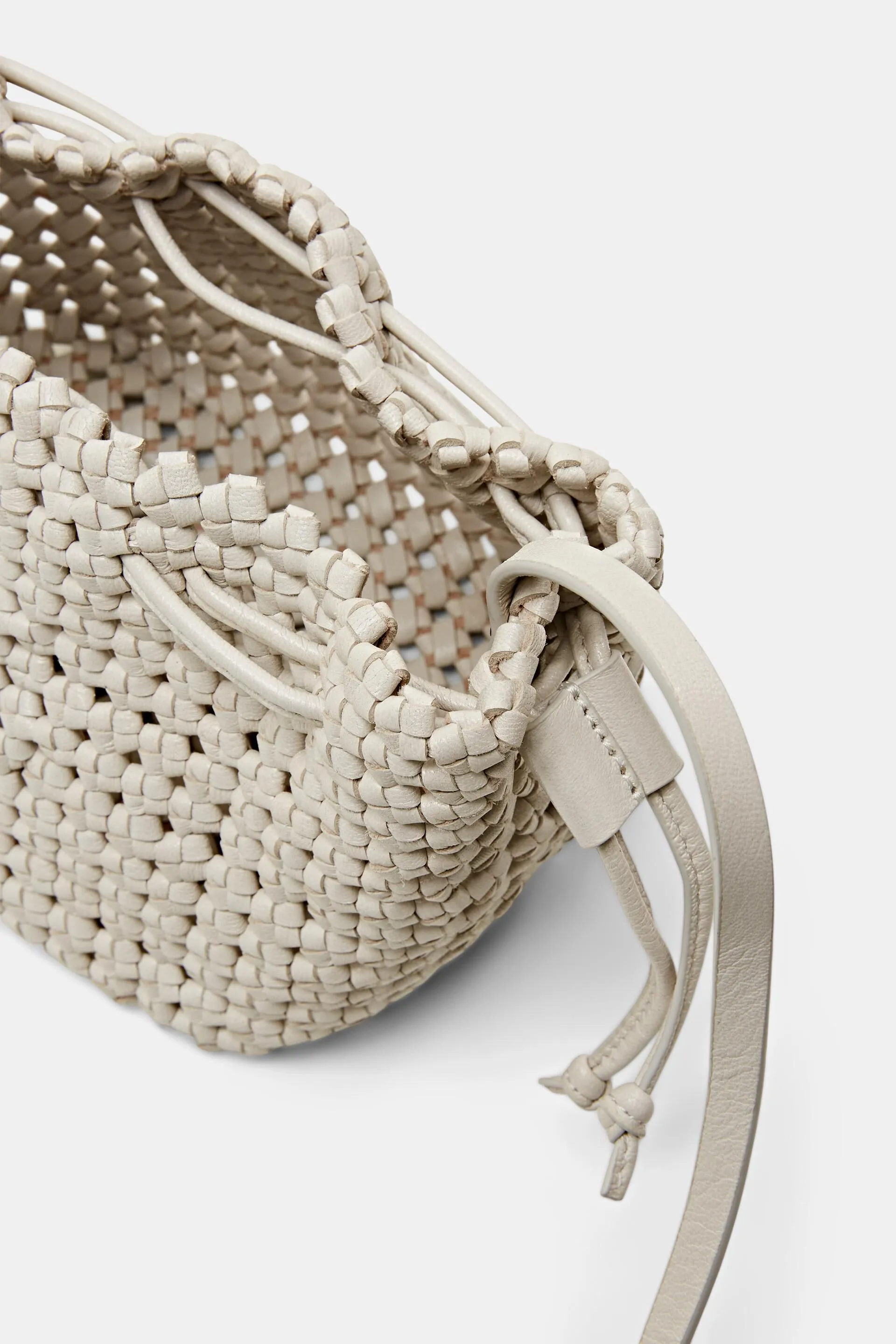 Bolso bandolera de piel