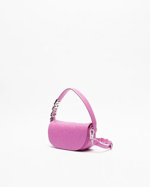 Bolso de mano Karl Lagerfeld K/SWING SM BAGUETTE Rosa