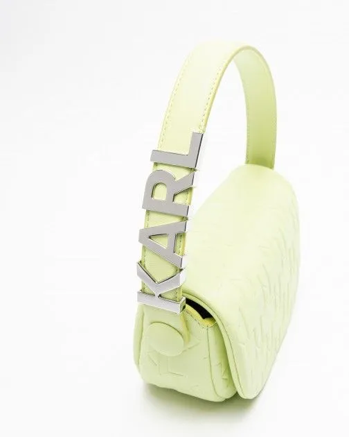 Bolso de mano Karl Lagerfeld K/SWING SM BAGUETTE Verde