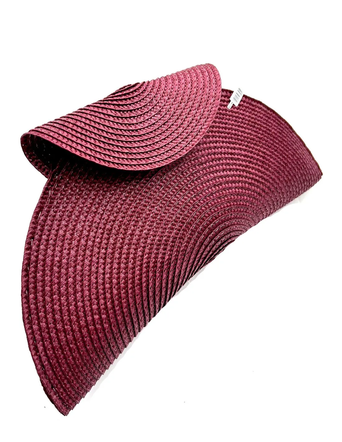 BOLSOS DE FIESTA PARA BODAS ORIGINALES DE RAFIA EN GRANATE