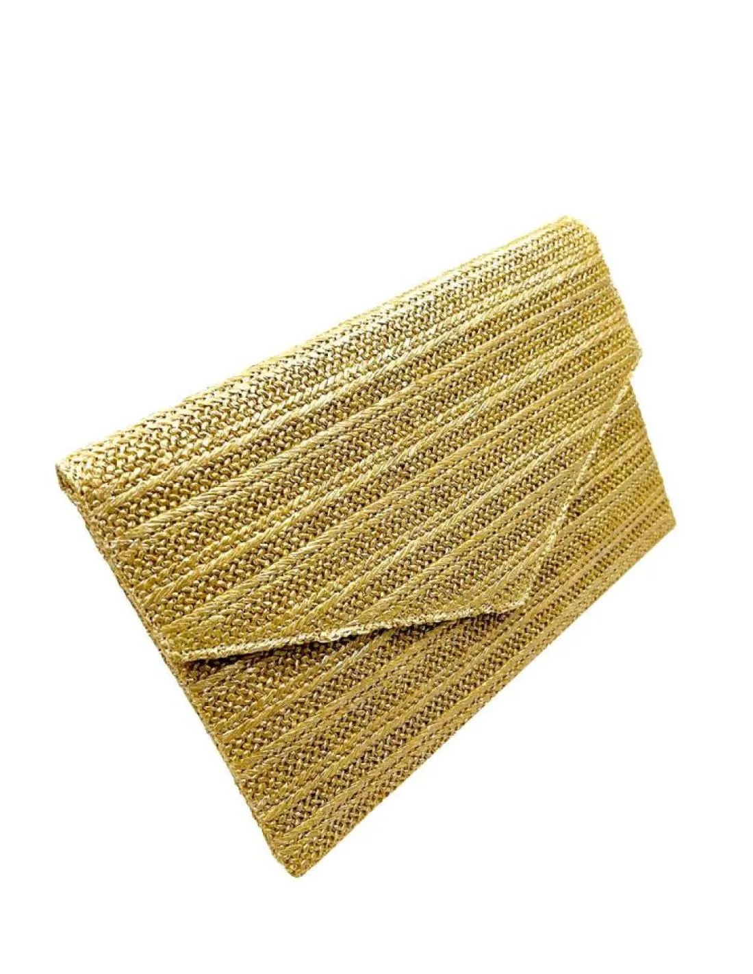 BOLSOS DORADOS DE FIESTA CARTERA RAFIA INVITADAS DE BODAS Y EVENTOS