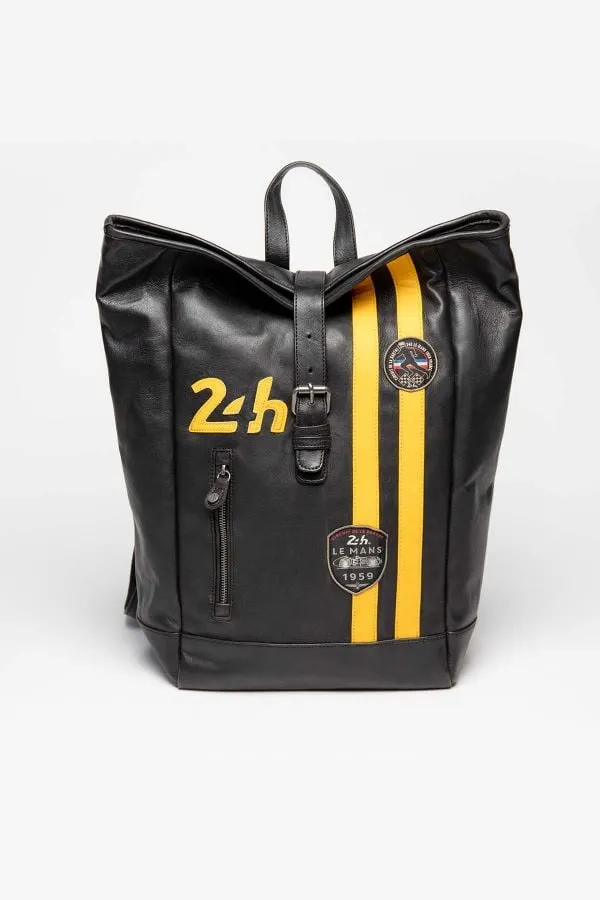 Bolsos Hombre 24H Le Mans Fernand3 Backpack Black/Banana