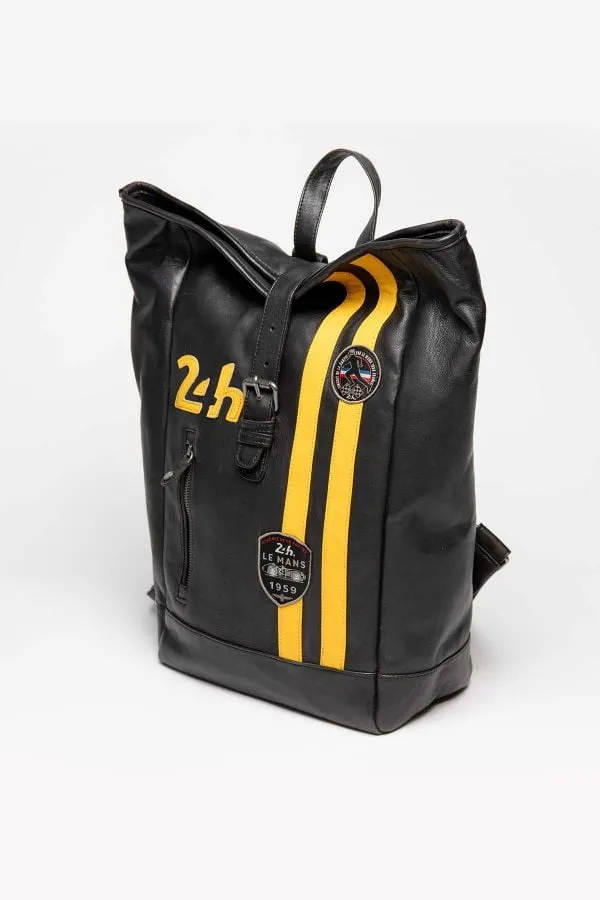 Bolsos Hombre 24H Le Mans Fernand3 Backpack Black/Banana