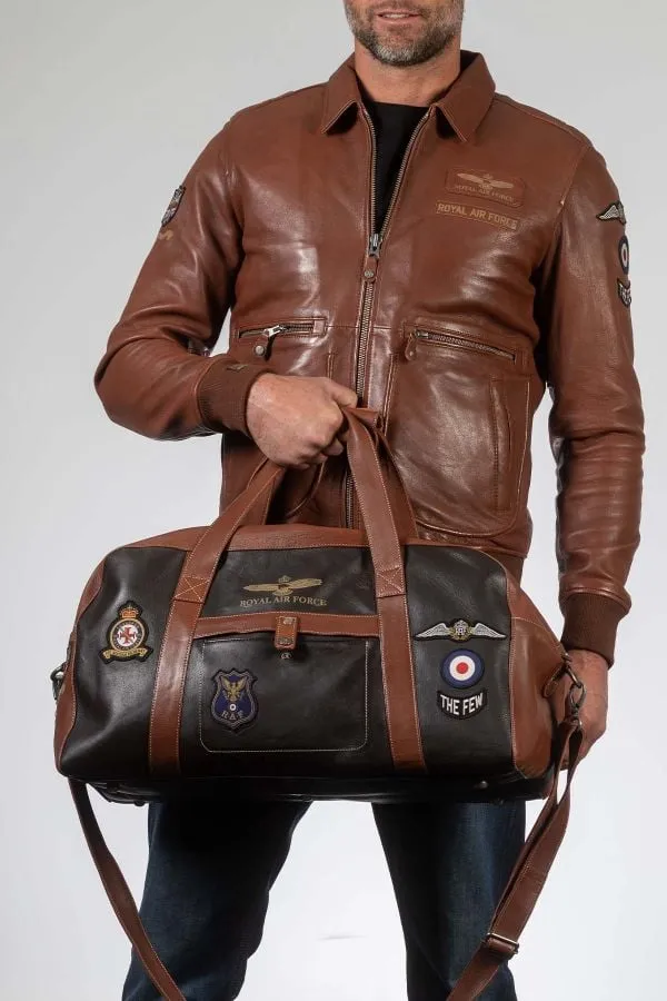 Bolsos Hombre Royal Air Force Bristol3 48H Dark Brown