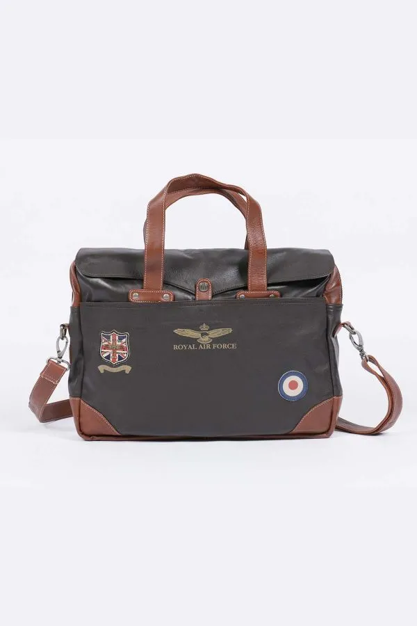 Bolsos Hombre Royal Air Force Crooks Bag Dark Brown