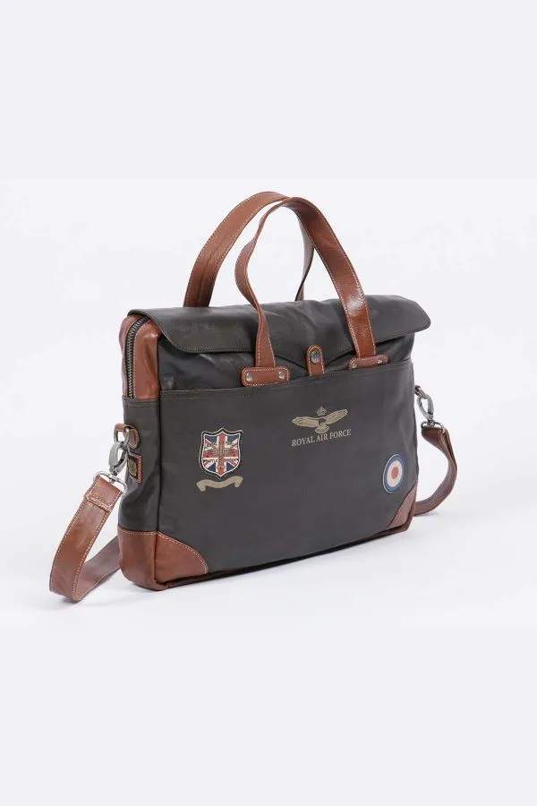 Bolsos Hombre Royal Air Force Crooks Bag Dark Brown