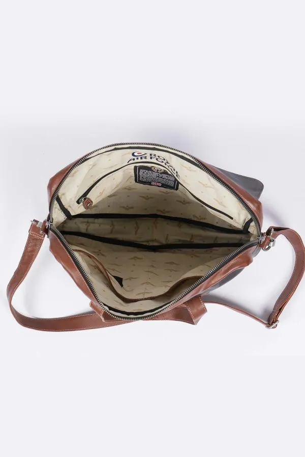 Bolsos Hombre Royal Air Force Crooks Bag Dark Brown