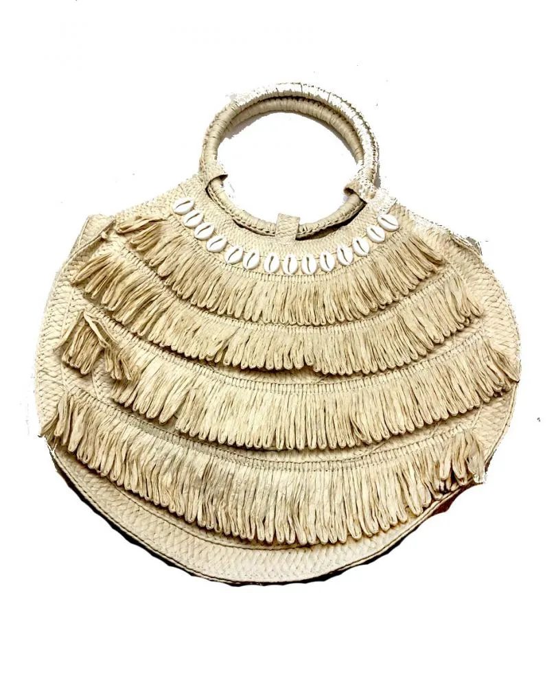 BOLSOS RAFIA BEIGE VERANO ESTILO IBICENCO PARA LOS DIAS DE CALOR