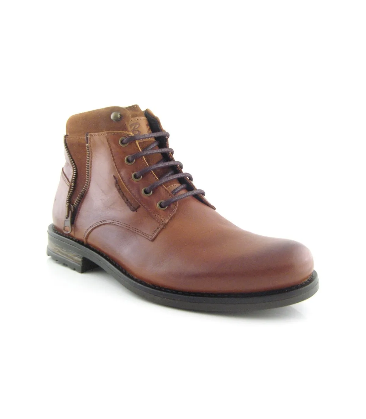 Botín para hombre con cordones