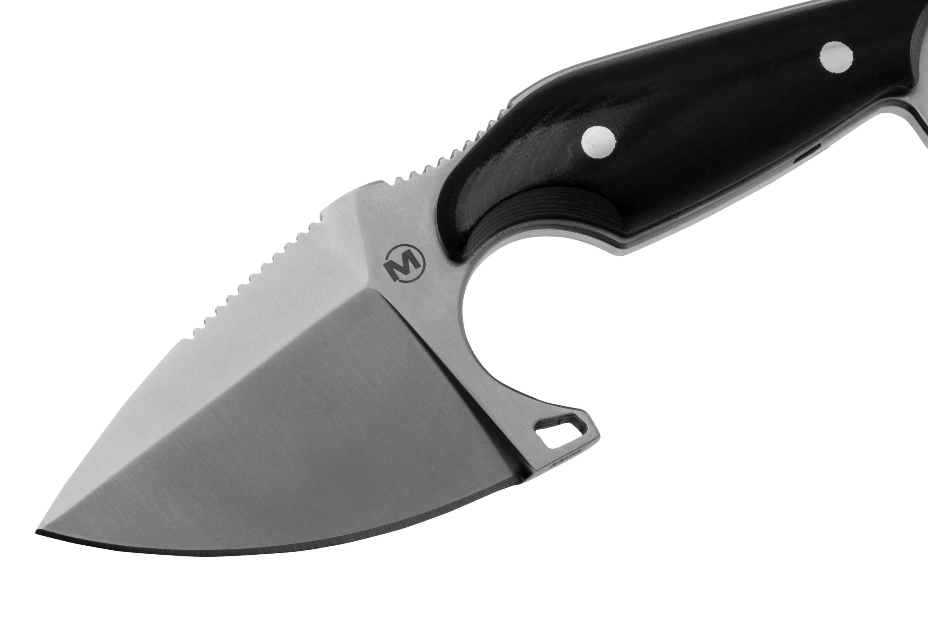 Böker Magnum Enki 02BM0001 Satin 440B, Black Micarta, cuchillo fijo, Engelbert Czaja design