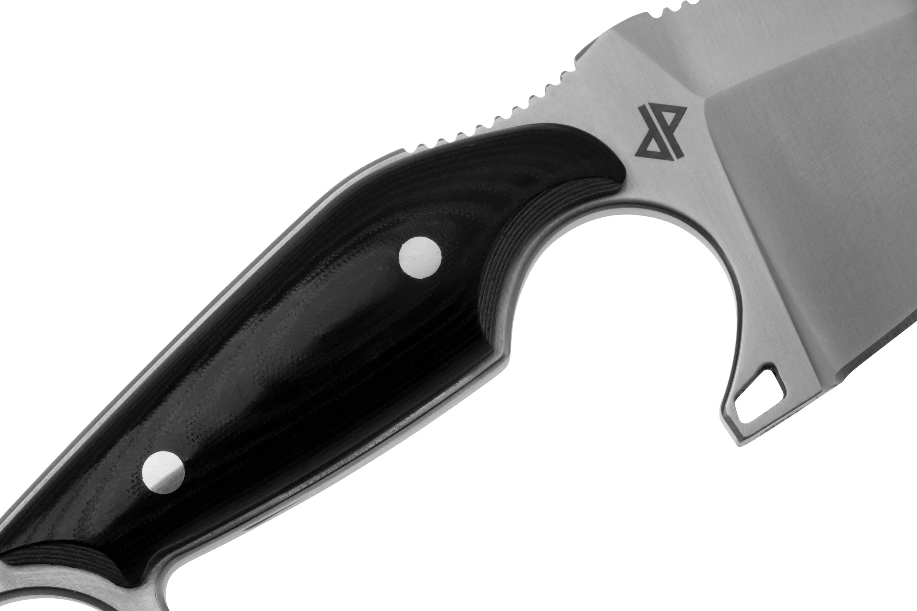 Böker Magnum Enki 02BM0001 Satin 440B, Black Micarta, cuchillo fijo, Engelbert Czaja design