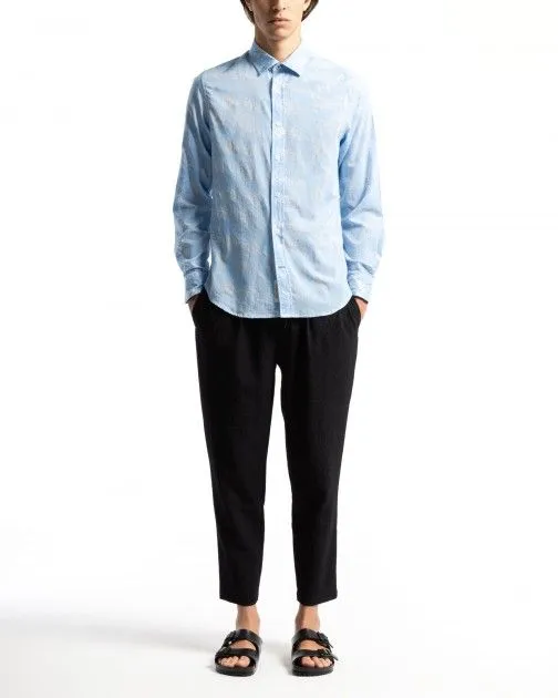 Camisa Ganesh G75700M Azul