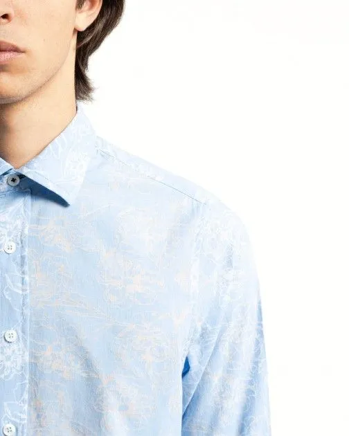 Camisa Ganesh G75700M Azul