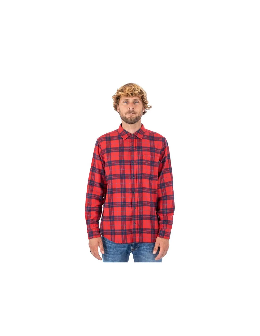 Camisa Hurley Portland Organic Rojo Hombre