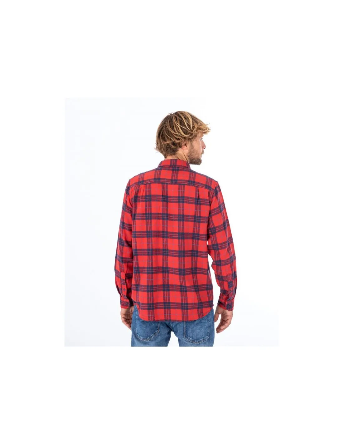 Camisa Hurley Portland Organic Rojo Hombre