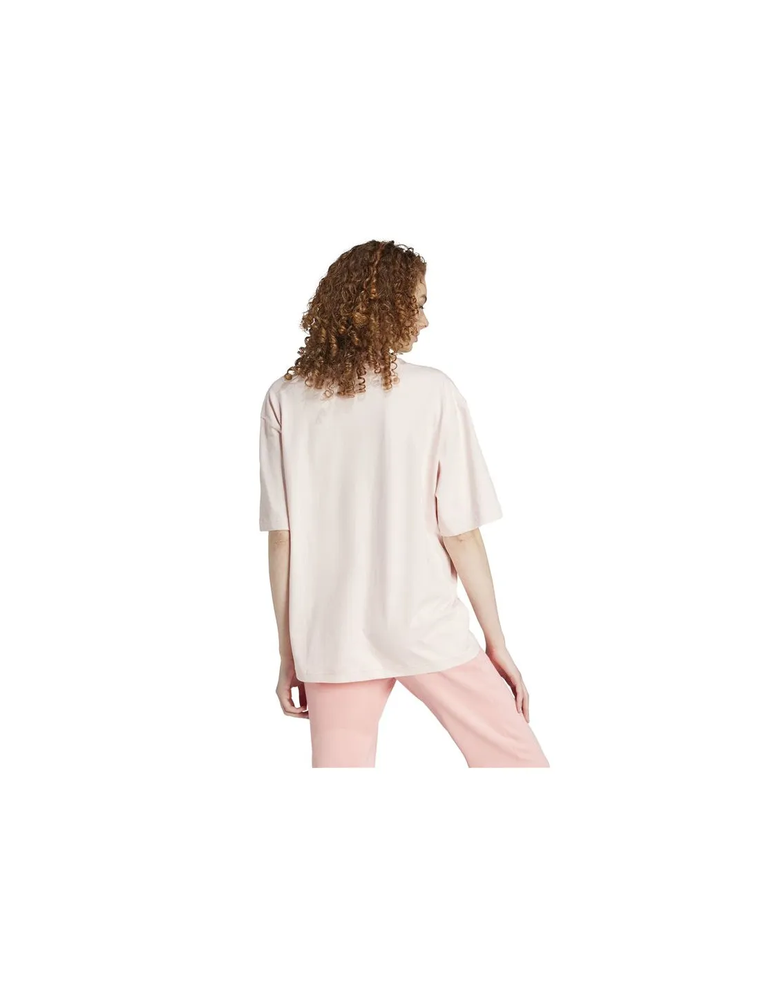 Camiseta adidas Future Icons Badge Of Sport Boyfriend Mujer Rosa