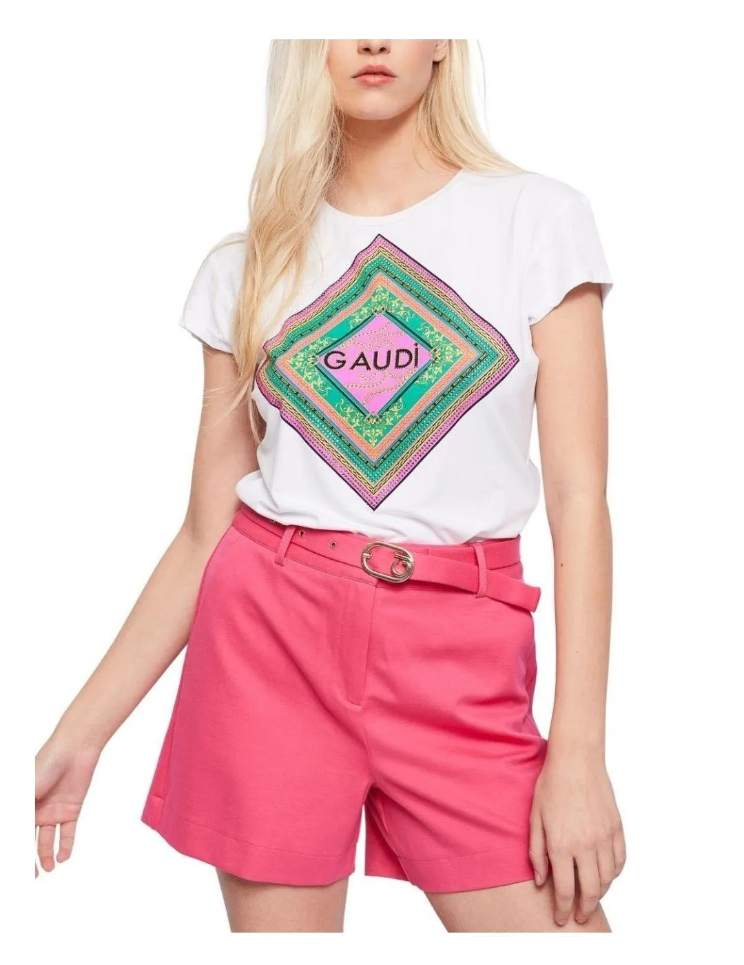 Camiseta con logo Gaudí Jeans