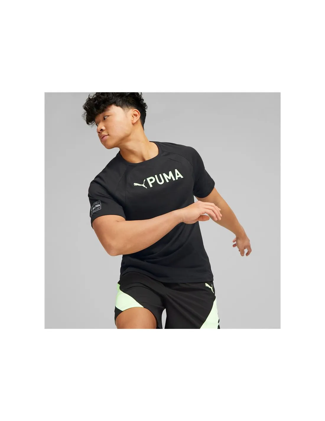Camiseta de Fitness Puma Fit Ultrabreathe Triblend Negro Hombre