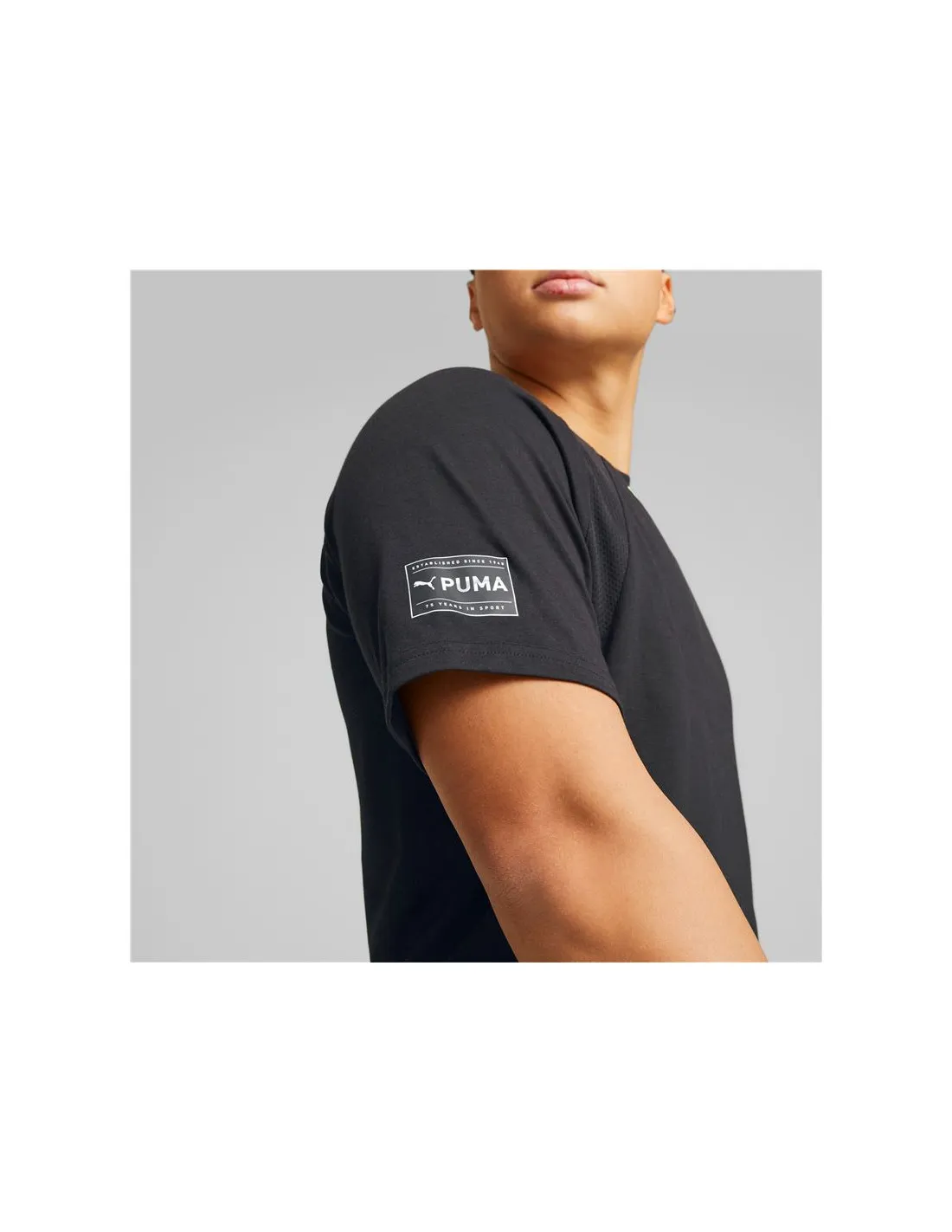 Camiseta de Fitness Puma Fit Ultrabreathe Triblend Negro Hombre