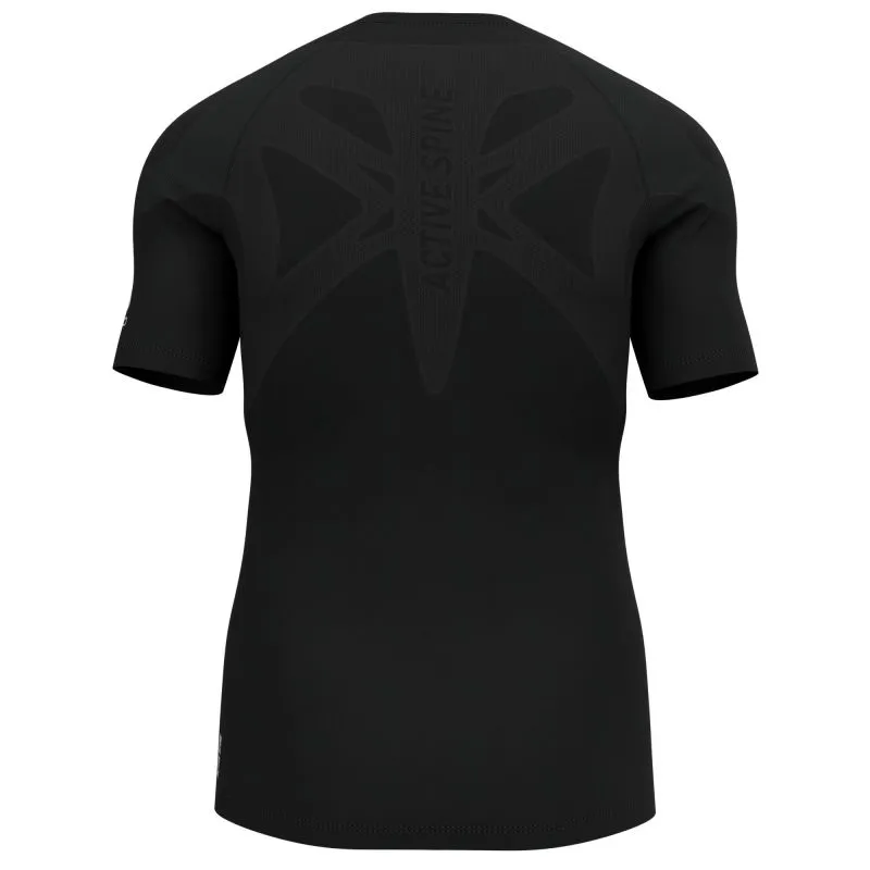 Camiseta de running Odlo Active Spine 2.0 (Negro) hombre
