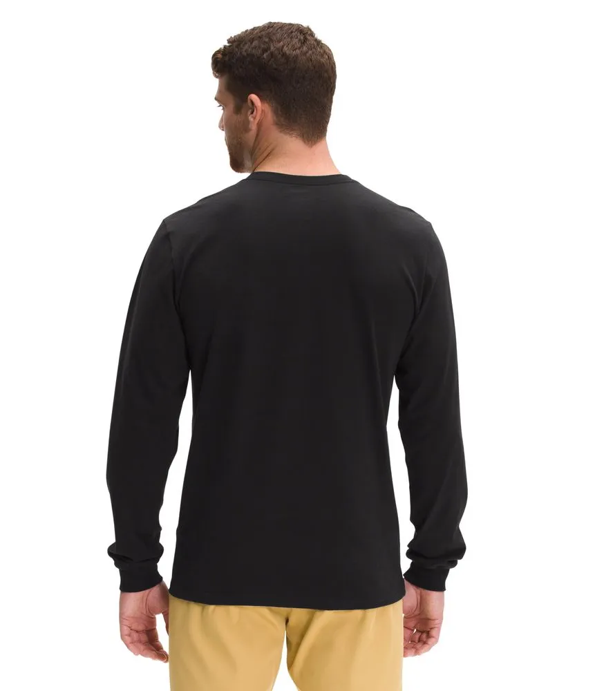 Camiseta Half Dome Tee Manga Larga Negra Hombre The North Face