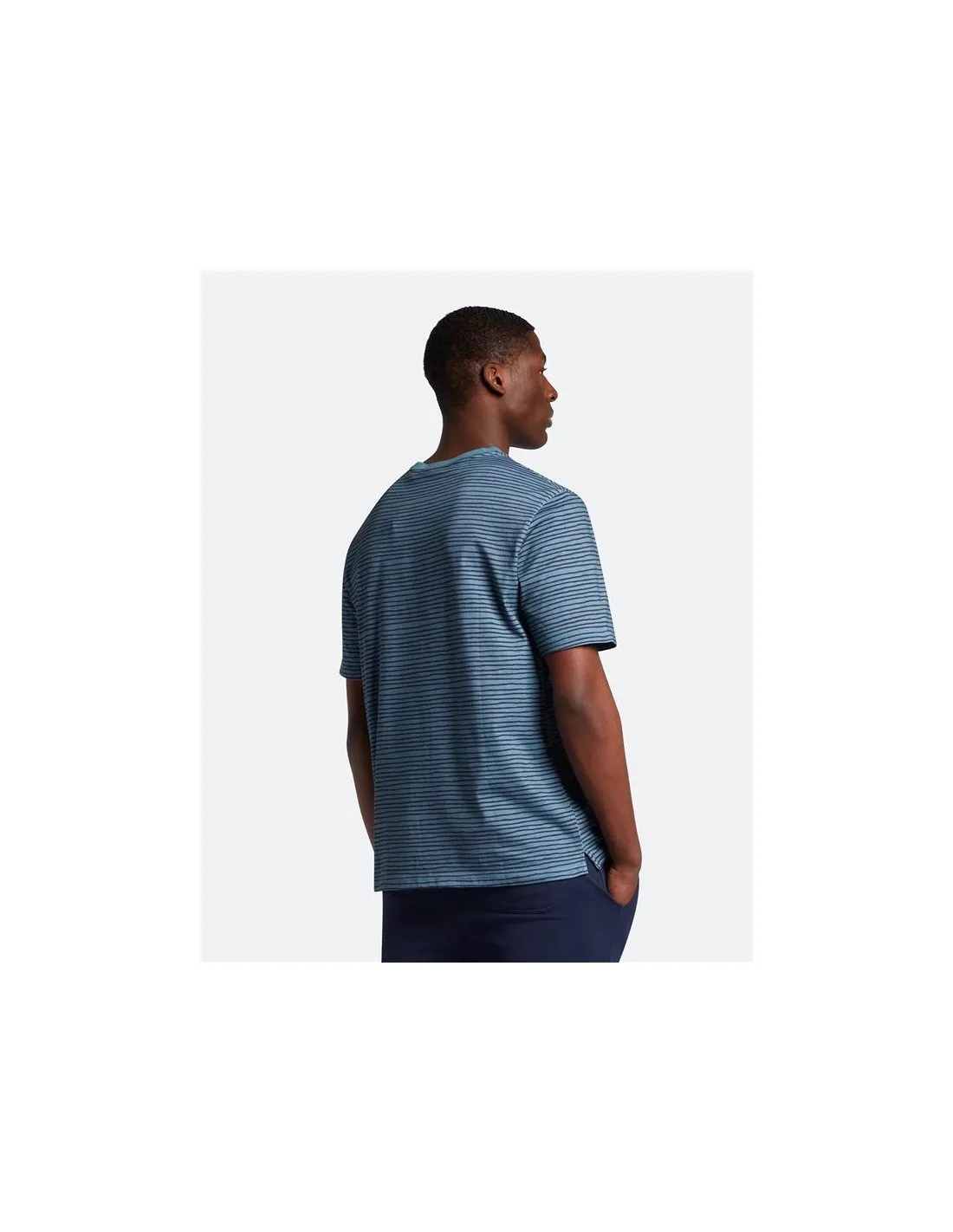 CAMISETA LYLE & SCOTT V1BRETON STRIPE HOMBRE AZUL