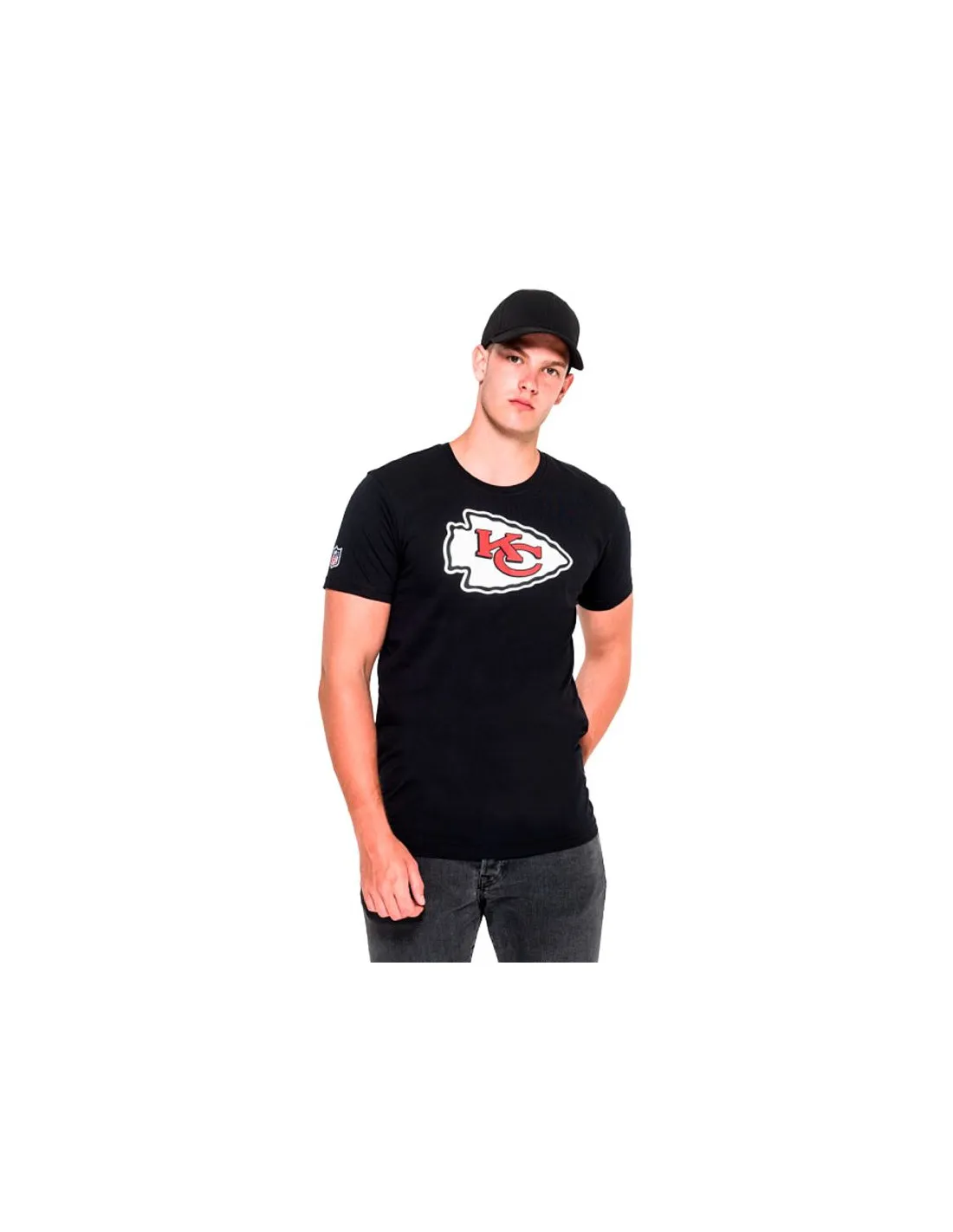 Camiseta New Era Kansas City Chiefs NFL Regular Hombre Negro