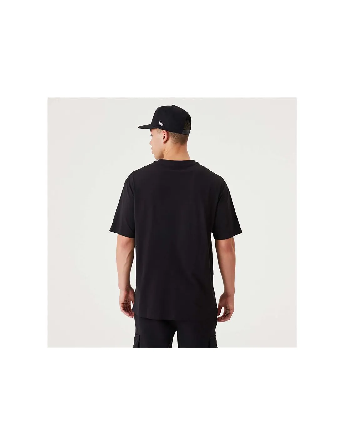 Camiseta New Era League Essentials LA Dodgers Negro Hombre