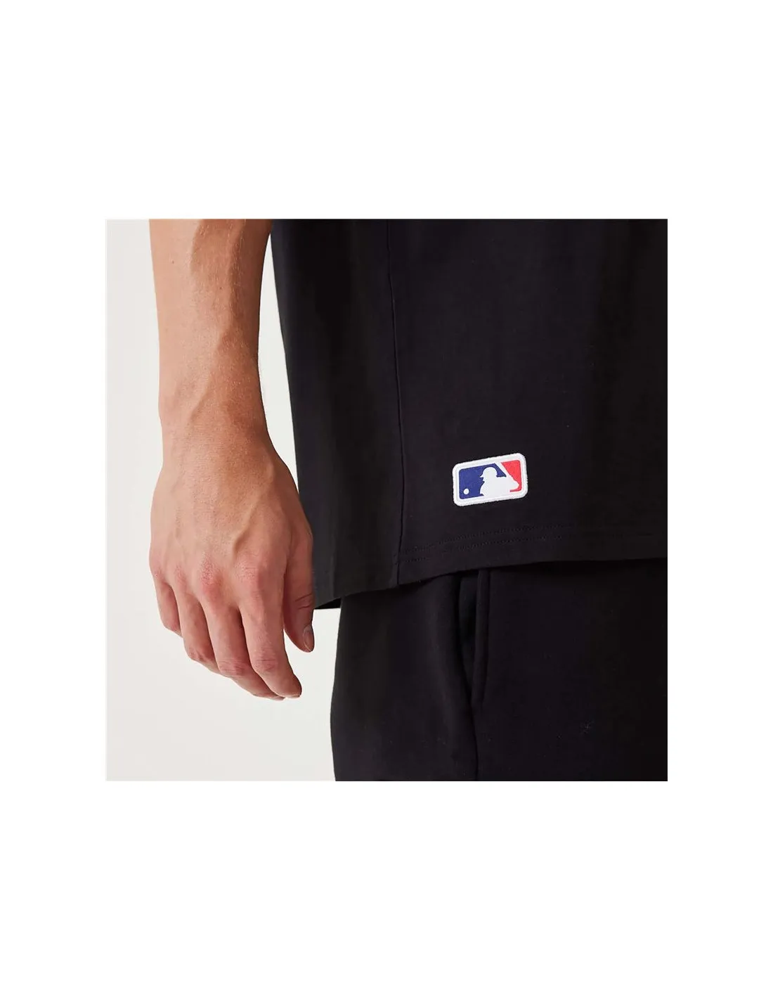 Camiseta New Era League Essentials LA Dodgers Negro Hombre