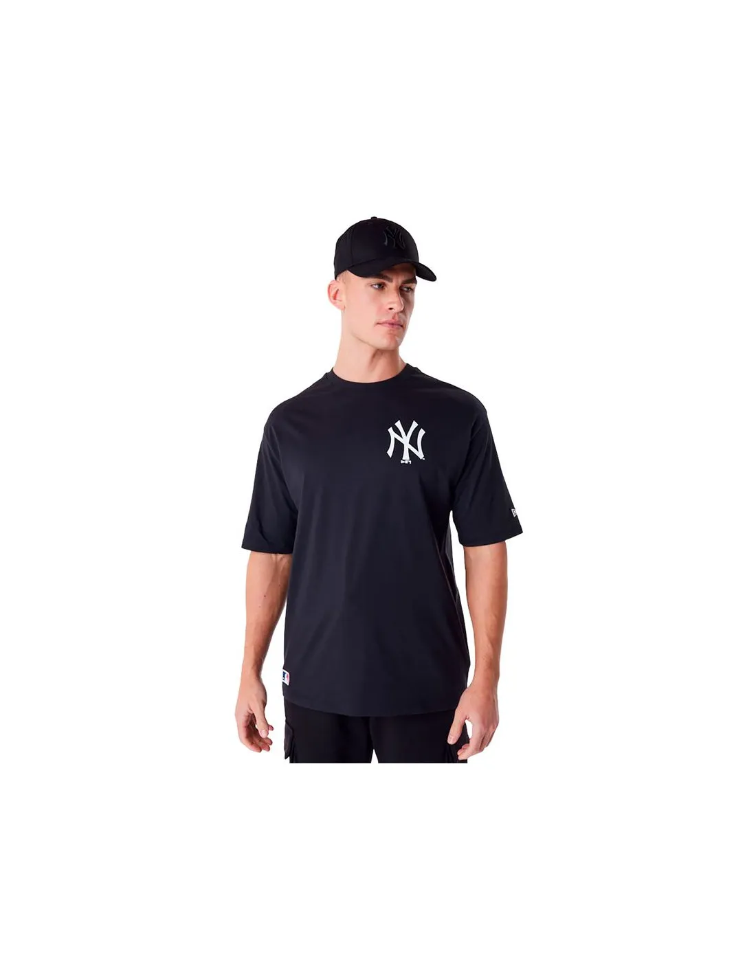 Camiseta New Era New York Yankees MLB Essential Negro Hombre