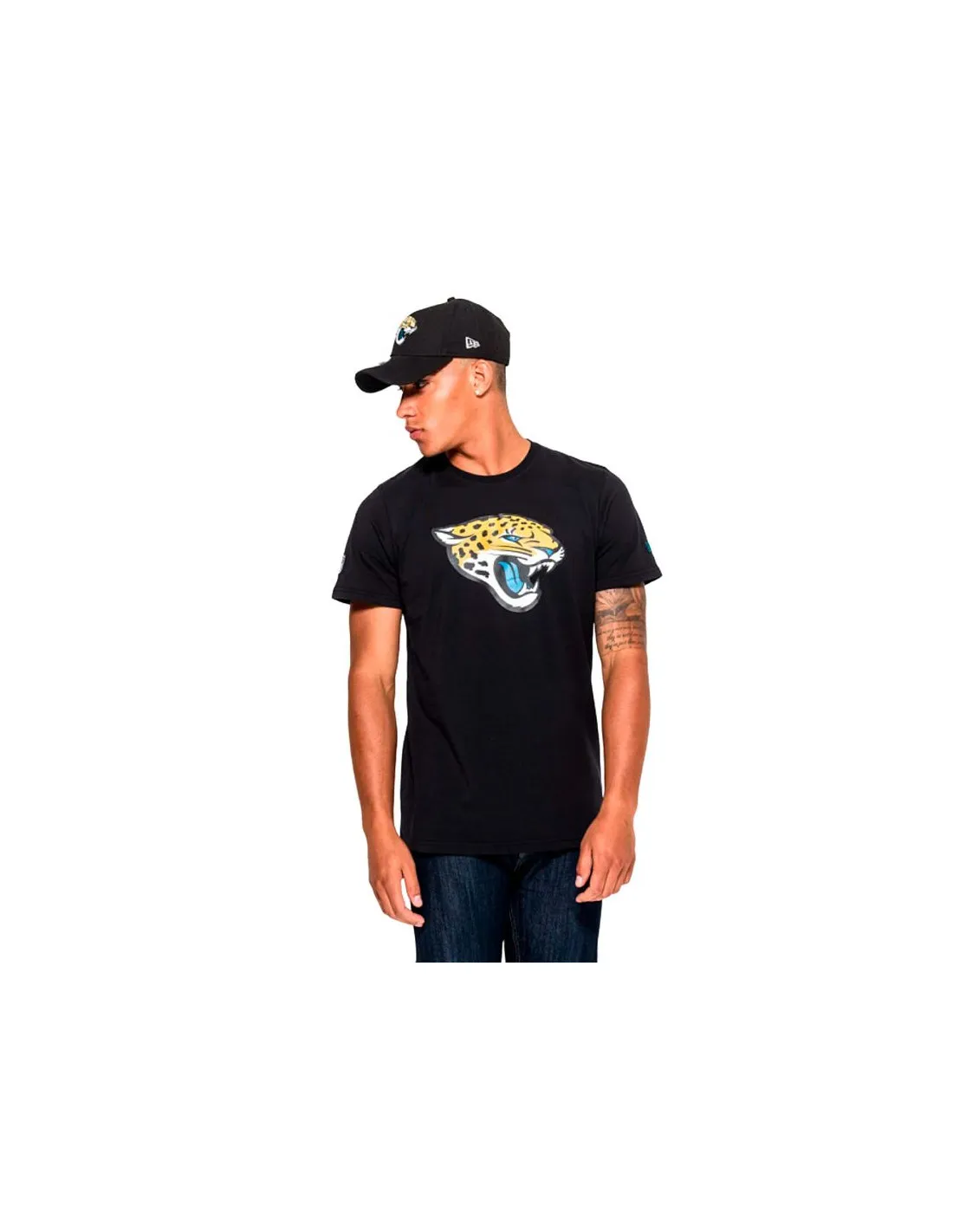 Camiseta New Era Nos NFL Regular Jacksonville Jaguars Negro Hombre