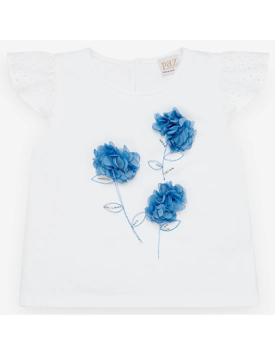 CAMISETA NIÑA FLORES ISCHIA 29412 PAZ RODRIGUEZ