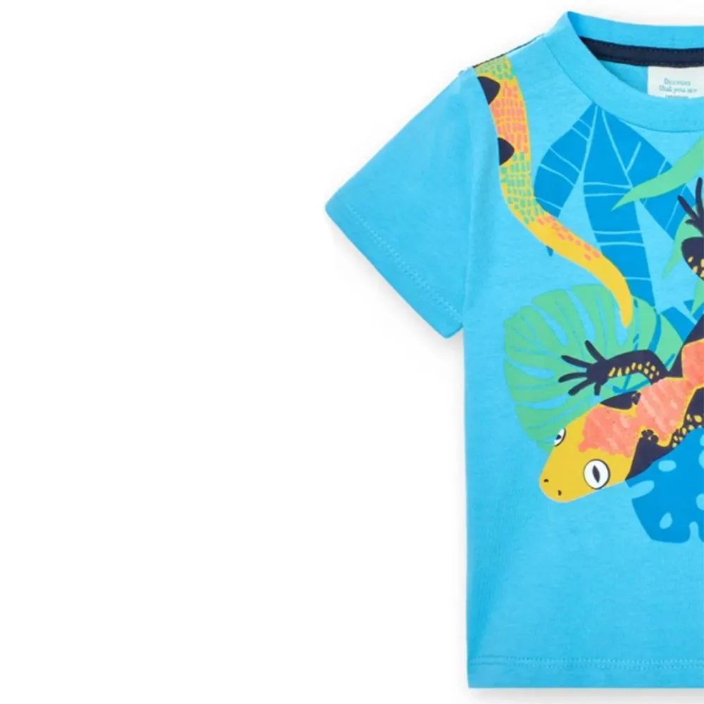 Camiseta punto de bebé niño Boboli 348050 TURQUESA CORDONETS