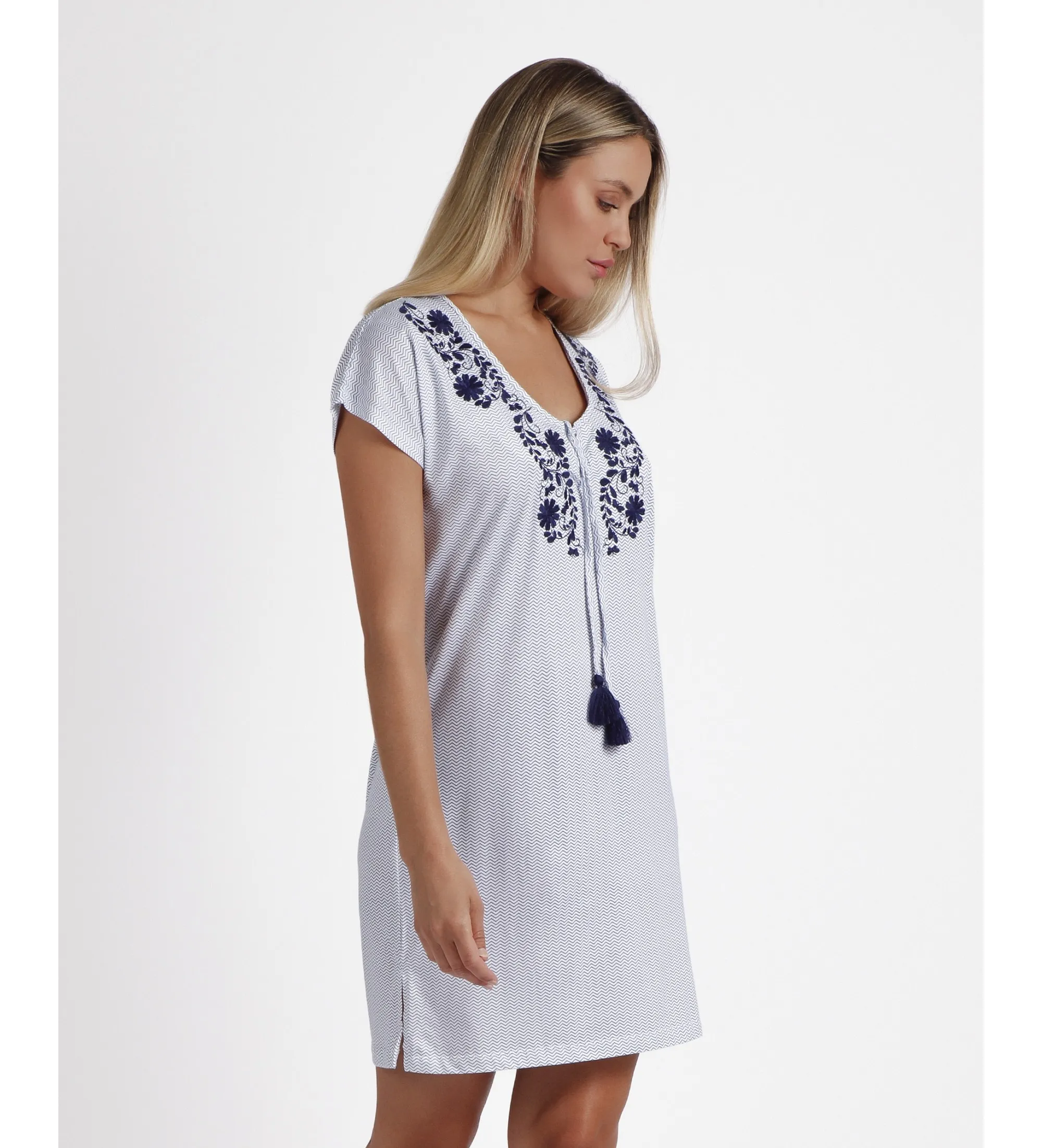 Camisola Manga Corta azul